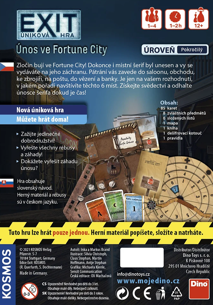 Úniková hra Únos ve Fortuně City