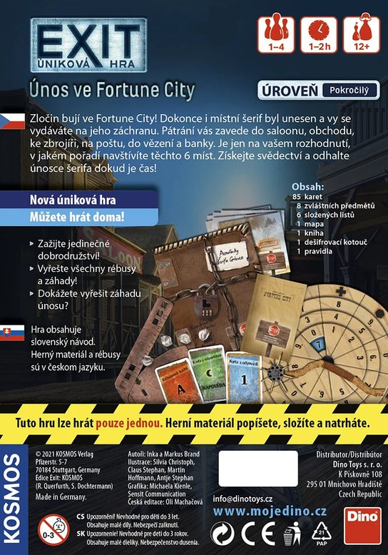 Úniková hra Únos ve Fortuně City