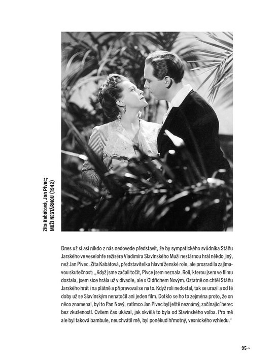 Slavné tváře českého filmu ve vzpomínkách a fotografiích