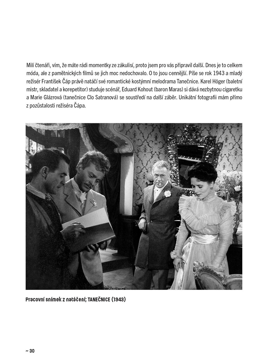 Slavné tváře českého filmu ve vzpomínkách a fotografiích
