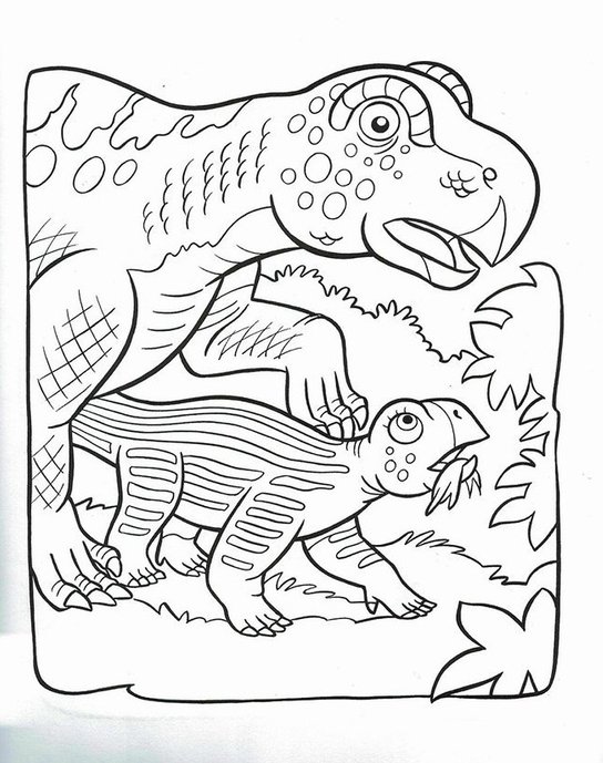 Veselá pastelka Dinosauři