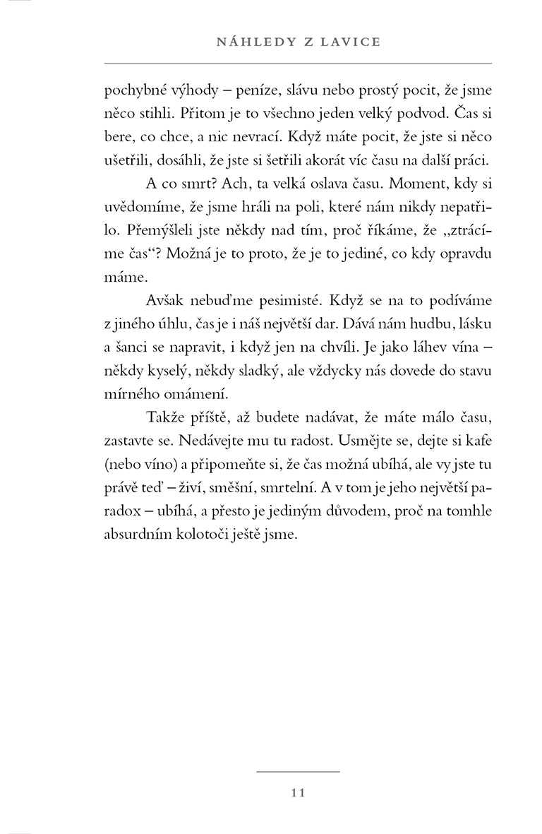 Náhledy z lavice