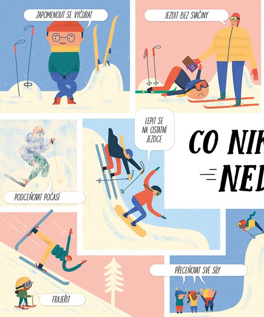 Zbožňuju svoje lyže a snowboard