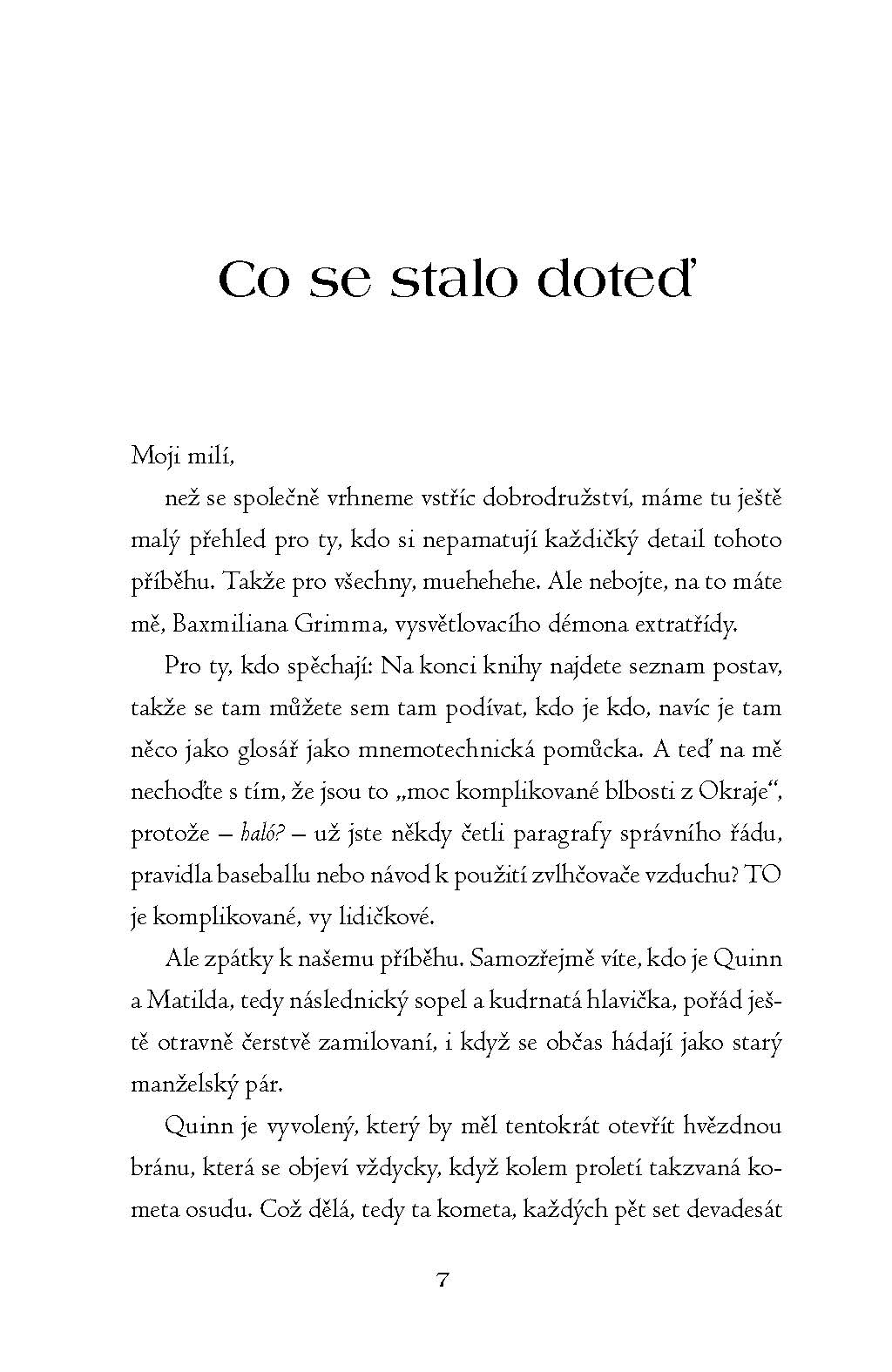 Pomněnka: Co drží svět pohromadě