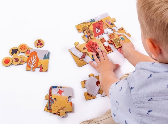 Véééliké Puzzle loto Roční období