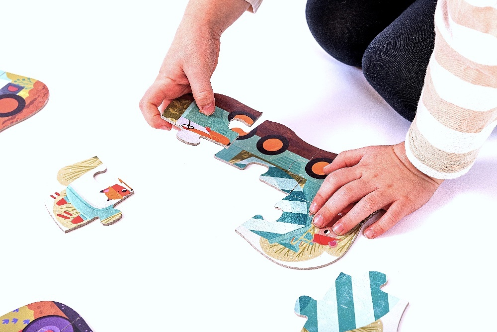 Véééliké puzzle Stavební stroje