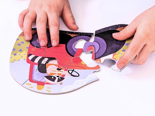Véééliké puzzle Stavební stroje