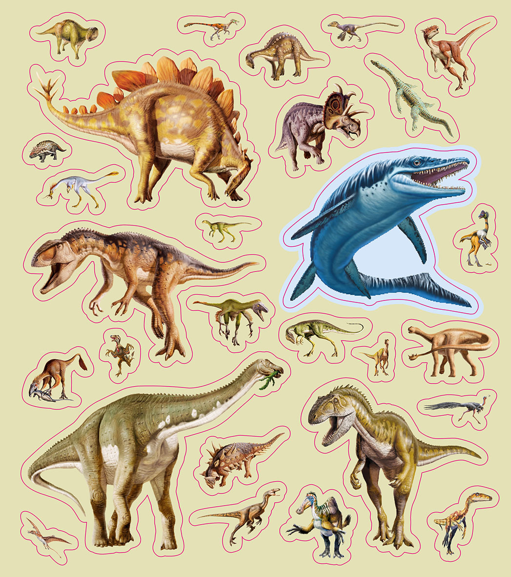 Dinosauři: Aktivity se samolepkami