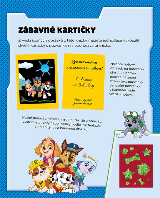 Tlapková patrola - Hravá stírací knížka