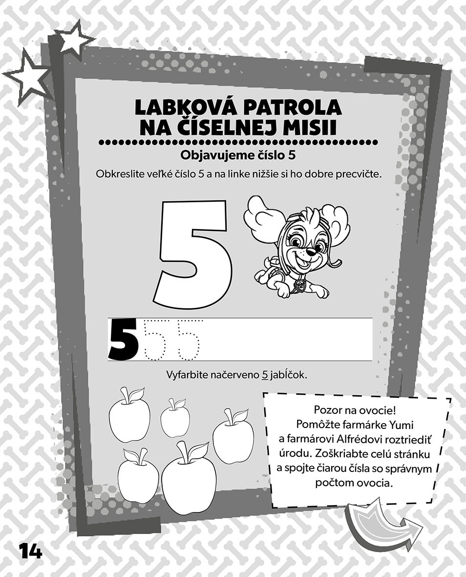Labková patrola - Hraj sa a počítaj s labkami