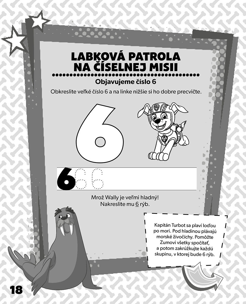 Labková patrola - Hraj sa a počítaj s labkami