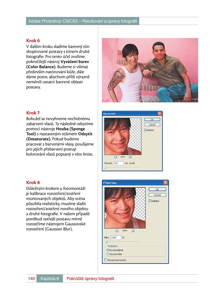 Retušování a úpravy fotografií v Adobe Photoshop CS/CS2