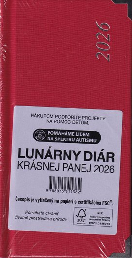 Lunárny diár Krásnej panej 2026