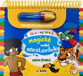 Magické vodní omalovánky Kniha Džunglí