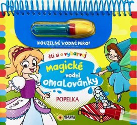 Magické vodní omalovánky Popelka