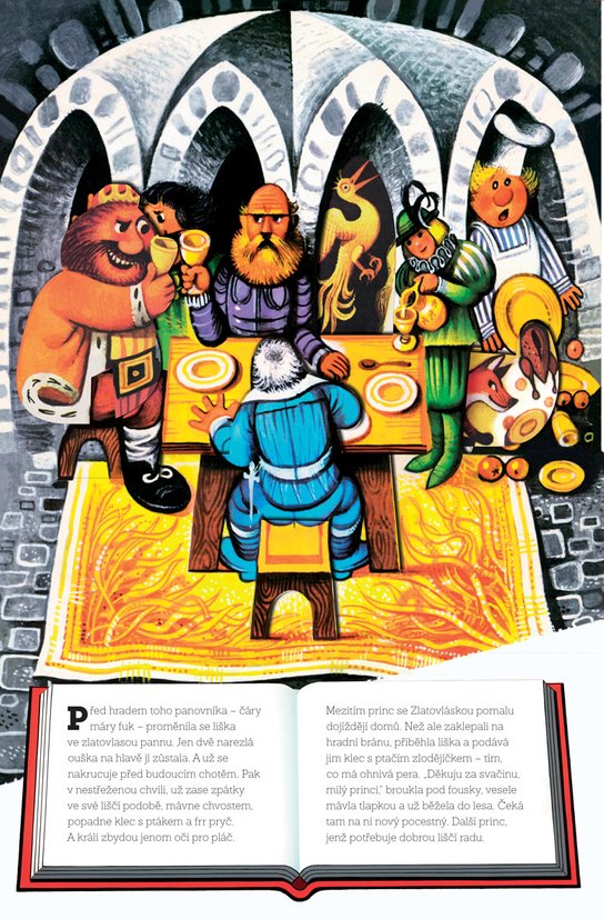 O ptáku Ohniváku a lišce Ryšce