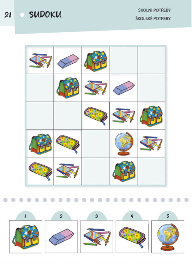 Dolepuj sudoku + Aktivity