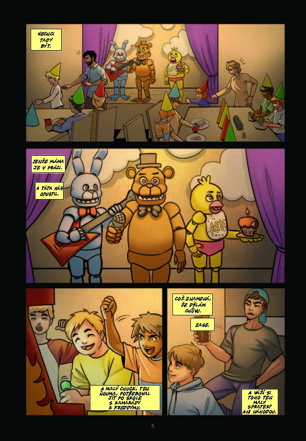 Five Nights at Freddy's: Na dosah a další příběhy (grafický román)