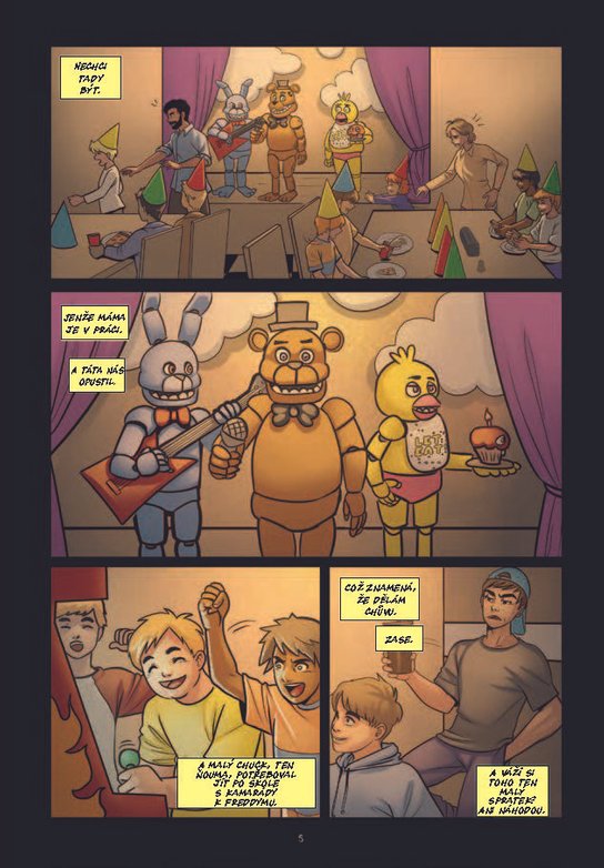 Five Nights at Freddy's: Na dosah a další příběhy (grafický román)