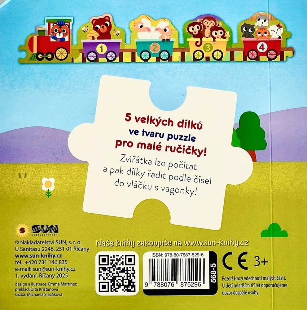 Můj první vláček Čti a skládej puzzle