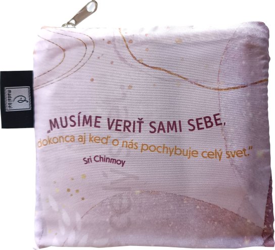 Taška nákupná skladacia "Musíme veriť sami sebe"