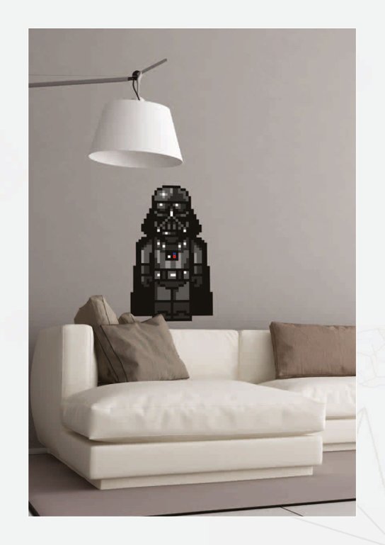 STAR WARS: Pixelové samolepky
