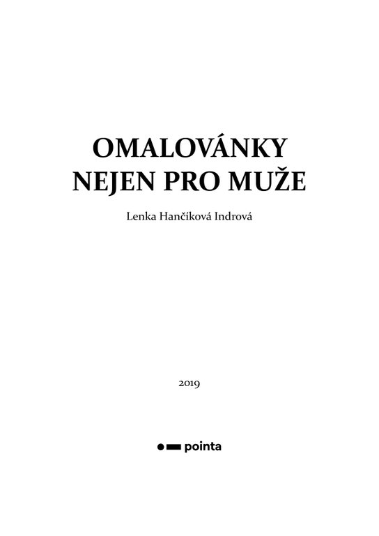 Omalovánky nejen pro muže