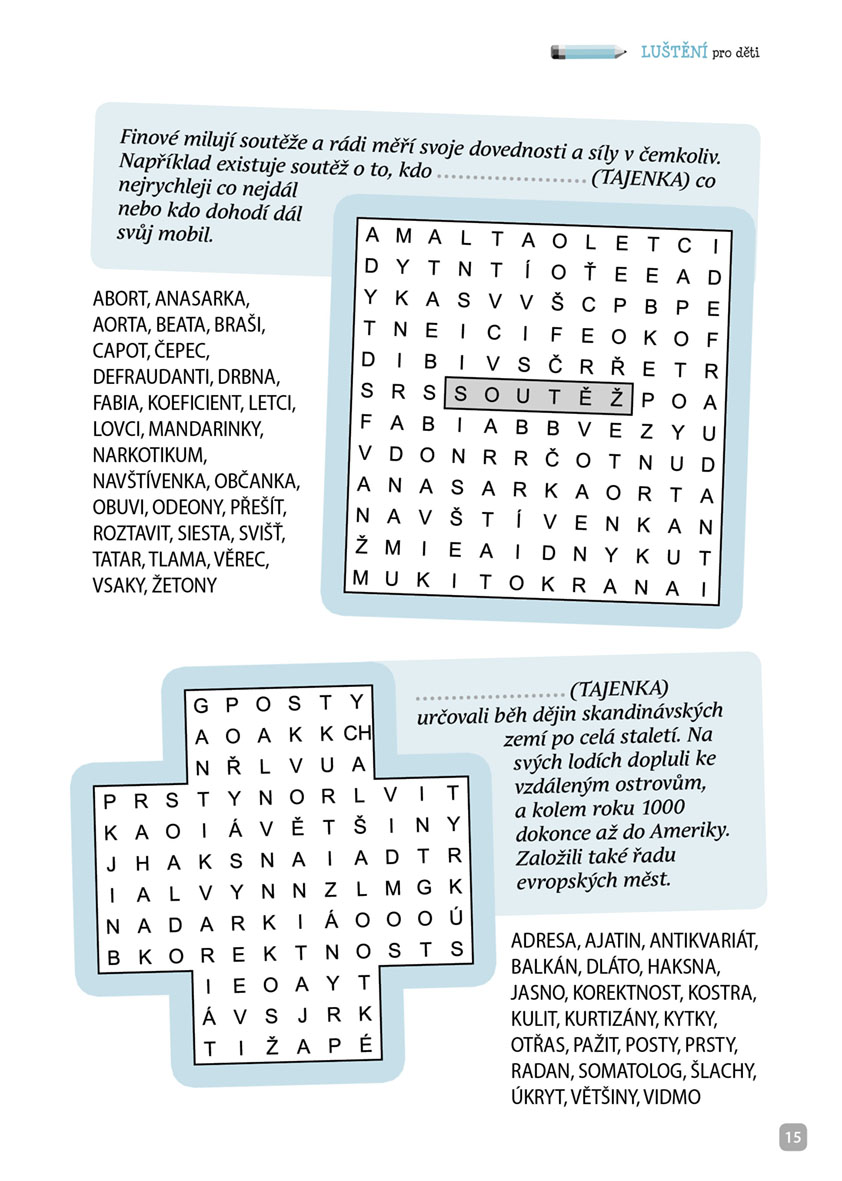Luštění pro děti - Křížem krážem po Evropě