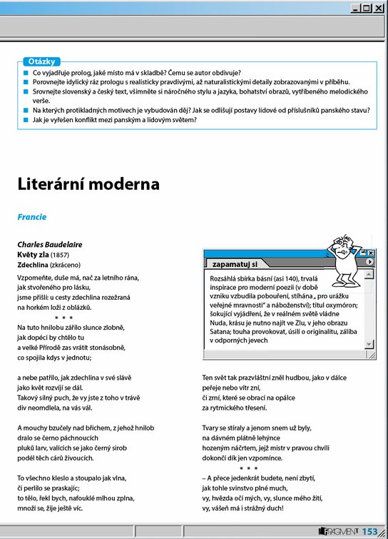 Čítanka II. k Literatuře v kostce pro SŠ