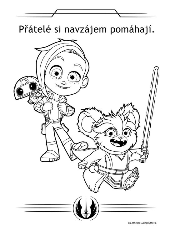 Star Wars - Dobrodružství mladých Jediů - Mega omalovánky a aktivity