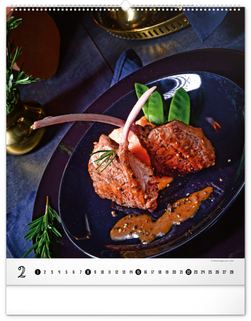 Gourmet 2026 - nástěnný kalendář