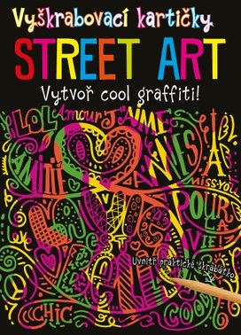 Vyškrabovací kartičky STREET ART