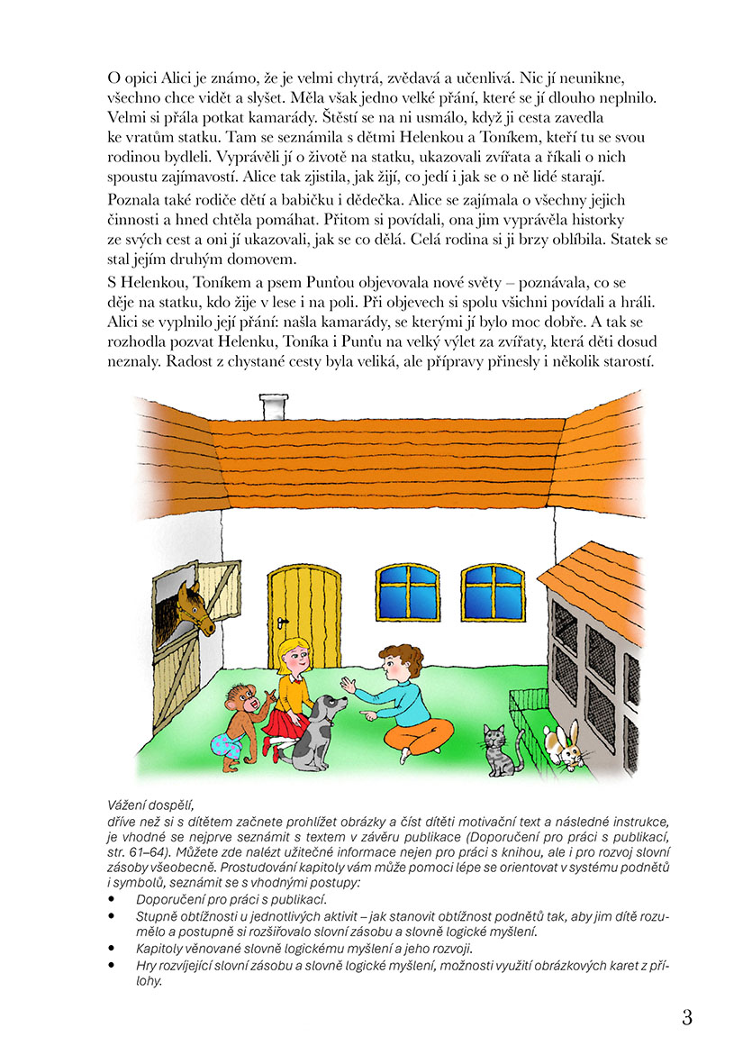 Rozvoj řeči a slovně logického myšlení, 2. díl