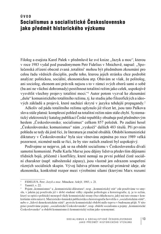 Československo v období socialismu 1945-1989