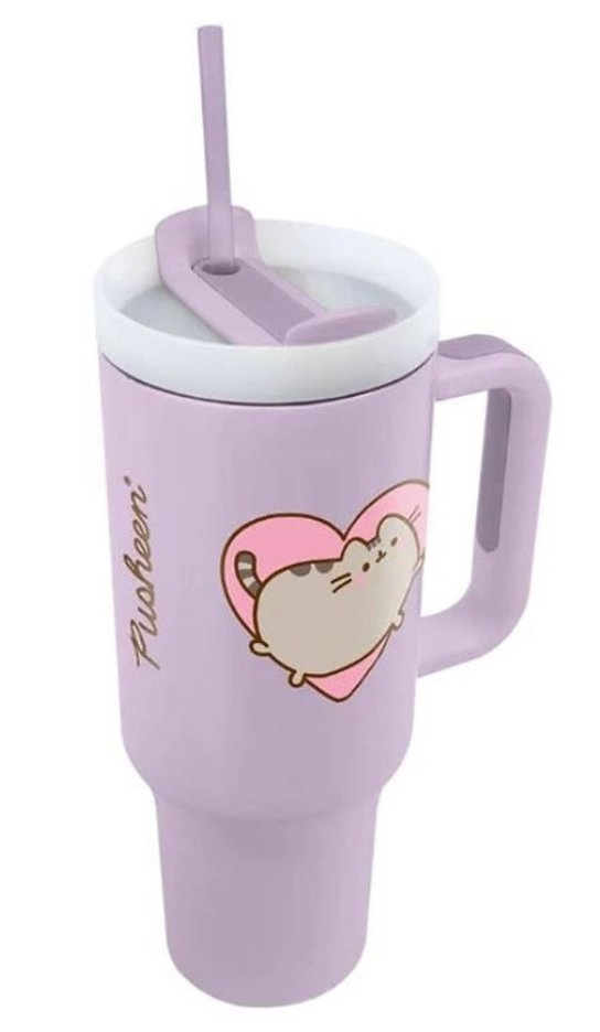 Pusheen cestovní hrnek s brčkem