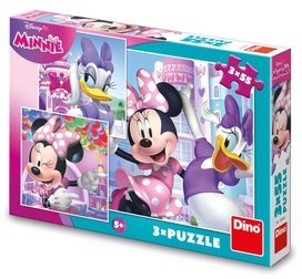 Puzzle 3x55 Minnie a Daisy