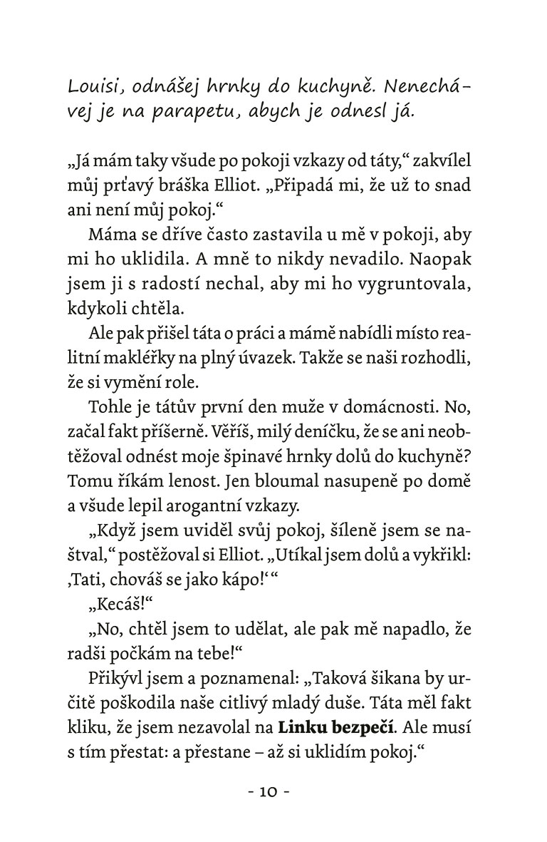 Už z těch rodičů šílím