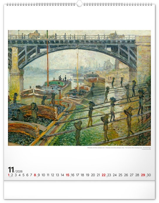 Claude Monet 2026 - nástěnný kalendář