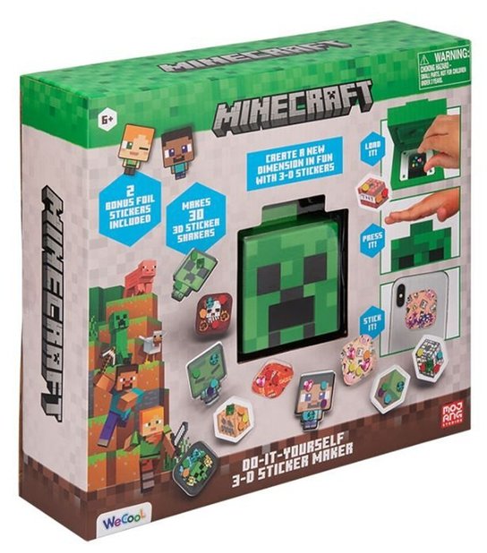 Minecraft 3D sada na výrobu samolepek