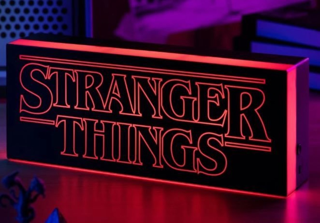 Světlo Stranger Things logo