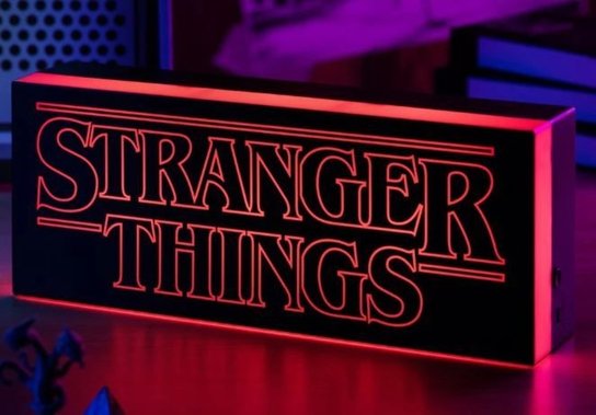 Světlo Stranger Things logo