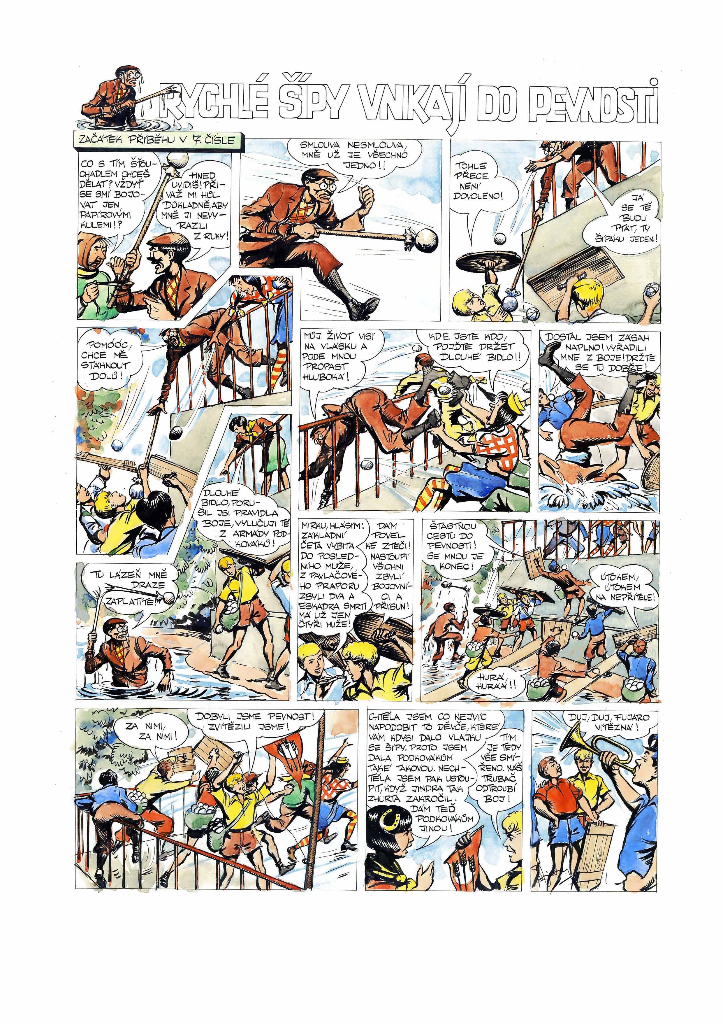 Rychlé šípy - Komiksové plakáty