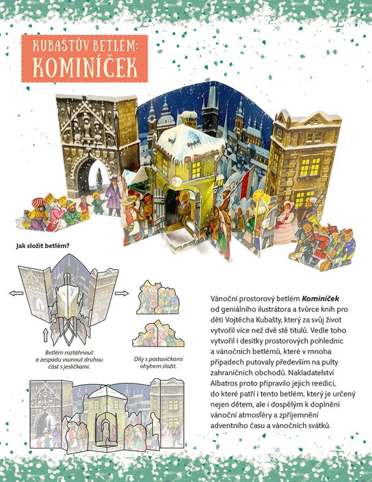 Vojtěch Kubašta: betlém „Kominíček“