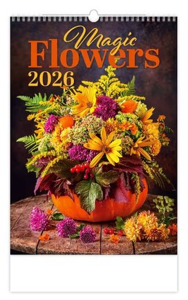 Magic Flowers 2026 - nástěnný kalendář