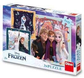 Puzzle 3x55 Frozen Radostný podzim