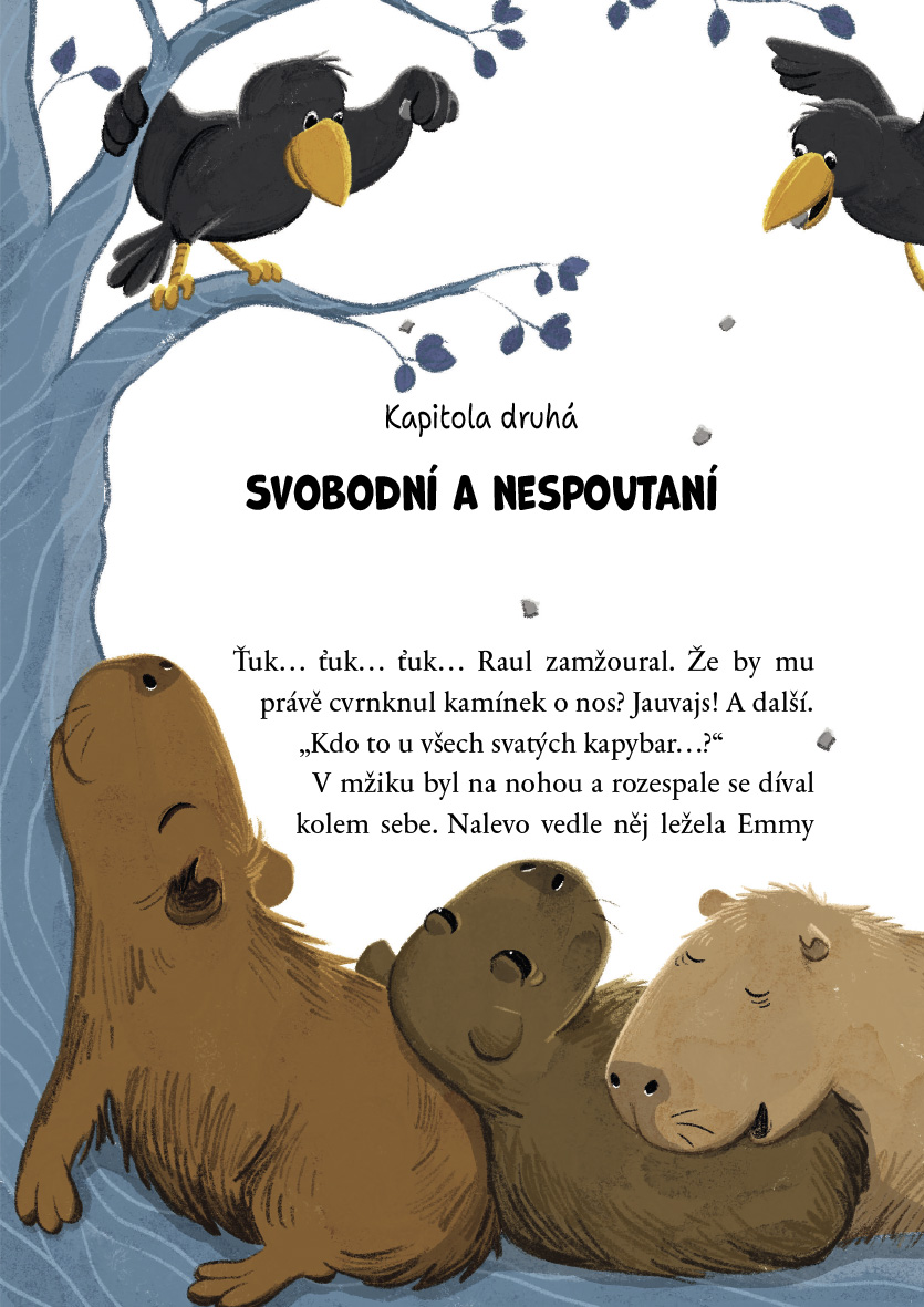 Kapybary na útěku