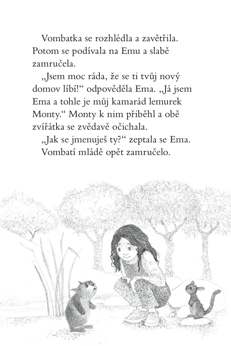 Ema a její kouzelná zoo - Starostlivá vombatka
