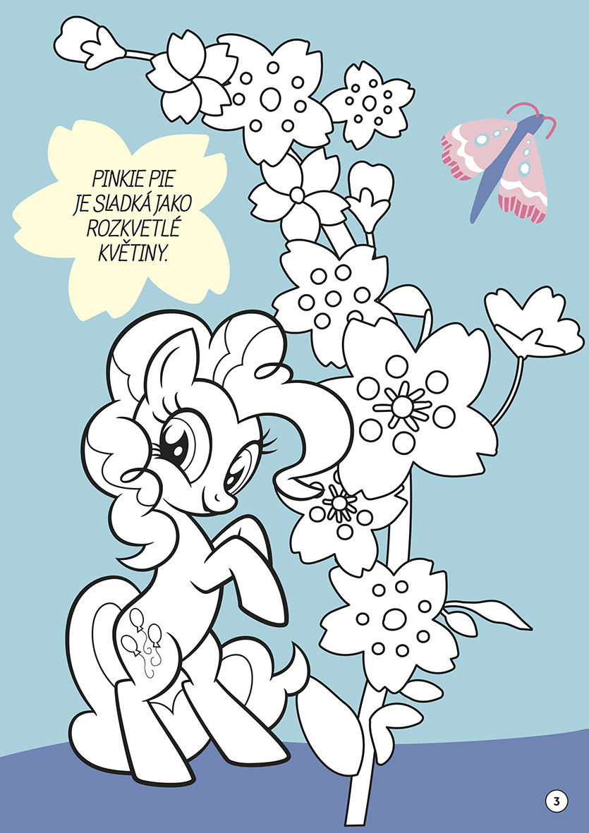 My Little Pony - Omalovánky se samolepkami
