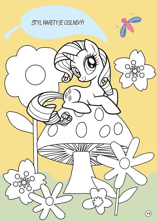 My Little Pony - Omalovánky se samolepkami
