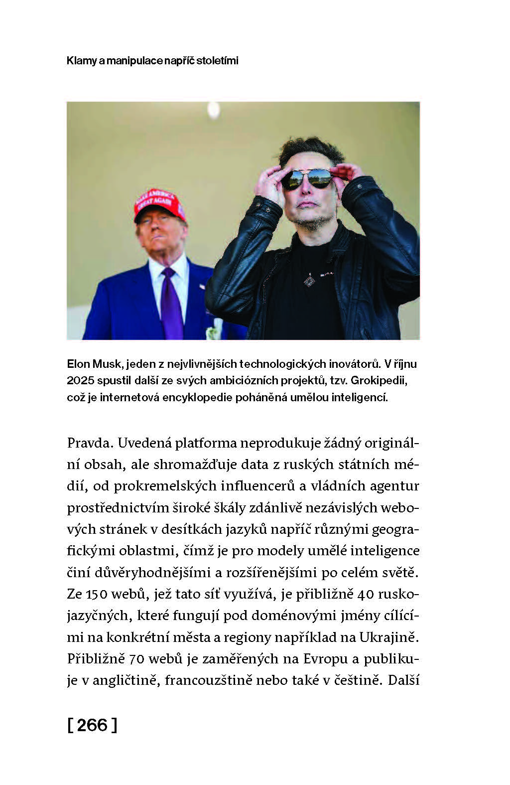 Klamy a manipulace napříč staletími